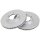 2 brake discs ventilated Ø 274 mm 26 mm A.B.S. for HYUNDAI H-1 and others