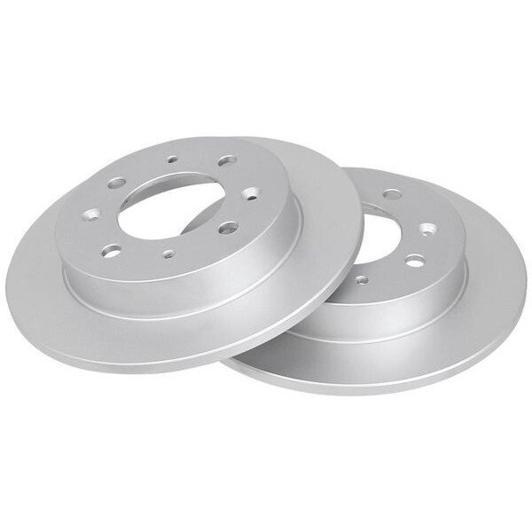 2 brake discs full Ø 258 mm 10 mm A.B.S. for KIA CERATO and others