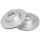 2 brake discs ventilated Ø 300 mm 23.8 mm A.B.S. for BMW 3 Series and others