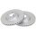 2 brake discs ventilated Ø 300 mm 25 mm A.B.S. for HONDA CR-V