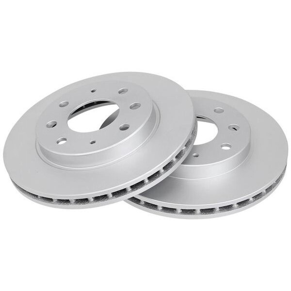 2 brake discs ventilated Ø 256 mm 24 mm A.B.S. for e.g. MITSUBISHI SPACE
