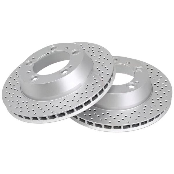 2 brake discs ventilated Ø 299 mm 24 mm A.B.S. for PORSCHE 911 and others