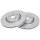 2 brake discs ventilated Ø 300 mm 26 mm A.B.S. for RENAULT SCÉNIC