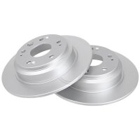 2 brake discs full Ø 282 mm 9 mm A.B.S. for HONDA...