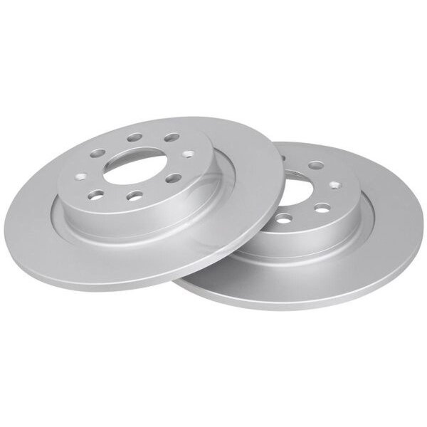 2 brake discs full Ø 264 mm 10 mm A.B.S. for FIAT PUNTO EVO and others