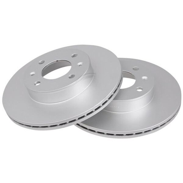 2 brake discs ventilated Ø 252 mm 18 mm A.B.S. for HYUNDAI i10 and others