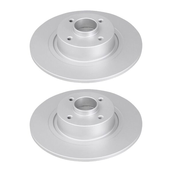 2 brake discs full Ø 270 mm 10 mm A.B.S. for RENAULT MEGANE and others