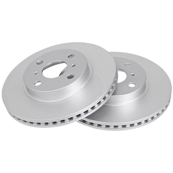 2 brake discs ventilated Ø 255 mm 22 mm A.B.S. for TOYOTA YARIS and others