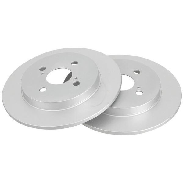 2 brake discs full Ø 259 mm 9 mm A.B.S. for TOYOTA YARIS and others