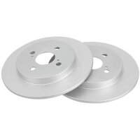 2 brake discs full Ø 259 mm 9 mm A.B.S. for TOYOTA...
