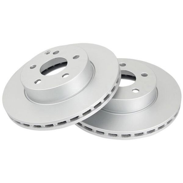 2 brake discs ventilated Ø 288 mm 25 mm A.B.S. for MB C-CLASS and others