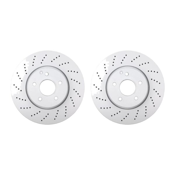 2 brake discs perforated ventilated Ø 322 mm 32 mm A.B.S. for e.g. MB E-CLASS