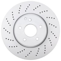 2 brake discs perforated ventilated Ø 322 mm 32 mm...