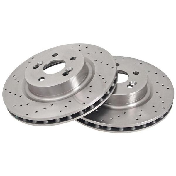 2 brake discs ventilated Ø 312 mm 28 mm A.B.S. for RENAULT MEGANE