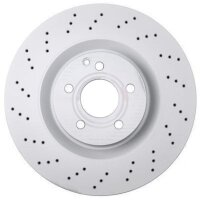 2 brake discs perforated ventilated Ø 350 mm 32 mm...