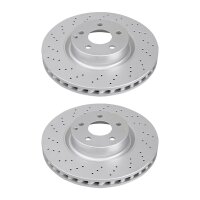 2 brake discs perforated ventilated Ø 335 mm 32 mm...