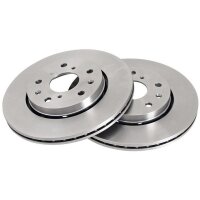 2 brake discs ventilated Ø 276 mm 20 mm A.B.S. for...