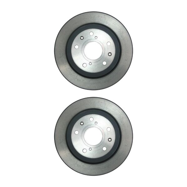 2 brake discs full Ø 278 mm 9 mm A.B.S. for SUZUKI SWIFT and others