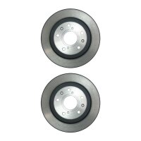 2 brake discs full Ø 278 mm 9 mm A.B.S. for SUZUKI...