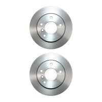 2 Bremsscheiben voll nicht belüftet Ø 280 mm...