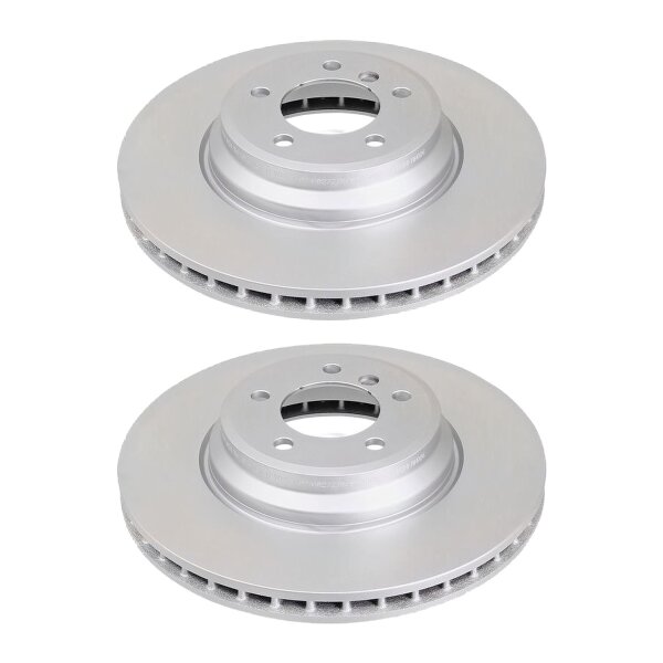 2 brake discs ventilated Ø 348 mm 30 mm A.B.S. for BMW 3 Series and others