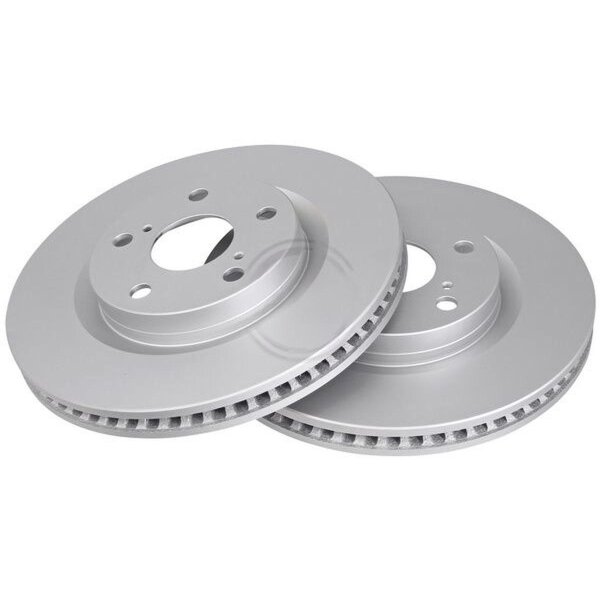 2 brake discs ventilated Ø 296 mm 28 mm A.B.S. for TOYOTA RAV and others