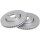 2 brake discs ventilated Ø 295 mm 26 mm A.B.S. for TOYOTA AVENSIS and others