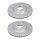 2 brake discs ventilated Ø 321 mm 28 mm A.B.S. for HYUNDAI SANTA and others