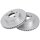 2 brake discs ventilated Ø 288 mm 28 mm A.B.S. for JEEP CHEROKEE