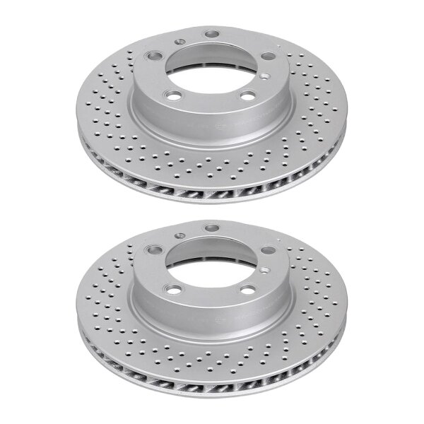 2 brake discs ventilated Ø 298 mm 24 mm A.B.S. for PORSCHE BOXSTER and others