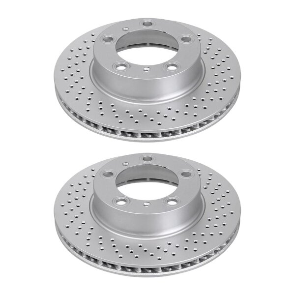 2 brake discs ventilated Ø 298 mm 24 mm A.B.S. for PORSCHE BOXSTER and others