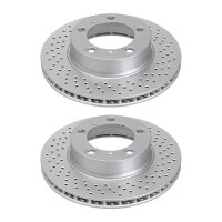 2 brake discs ventilated Ø 298 mm 24 mm A.B.S. for...