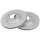2 brake discs ventilated Ø 294 mm 26.1 mm A.B.S. for e.g. MITSUBISHI ASX