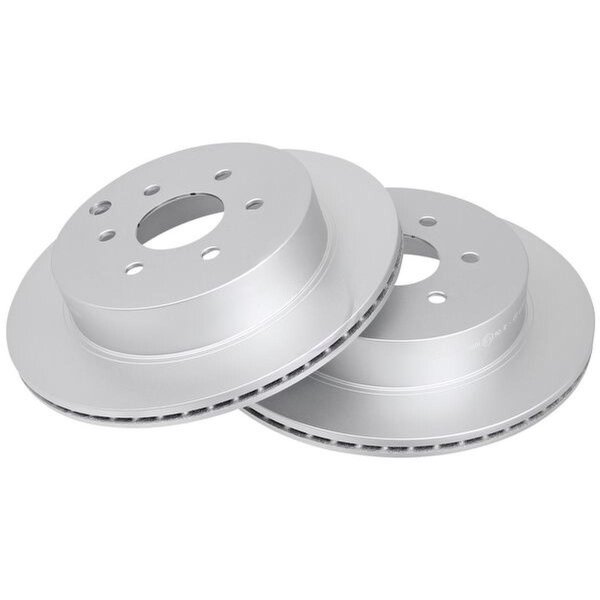 2 brake discs ventilated Ø 308 mm 18 mm A.B.S. for NISSAN PATHFINDER and others