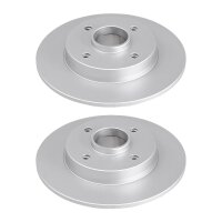 2 brake discs full Ø 249 mm 9 mm A.B.S. for...