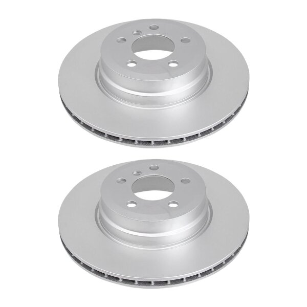 2 brake discs ventilated Ø 345 mm 24 mm A.B.S. for BMW X5 and others