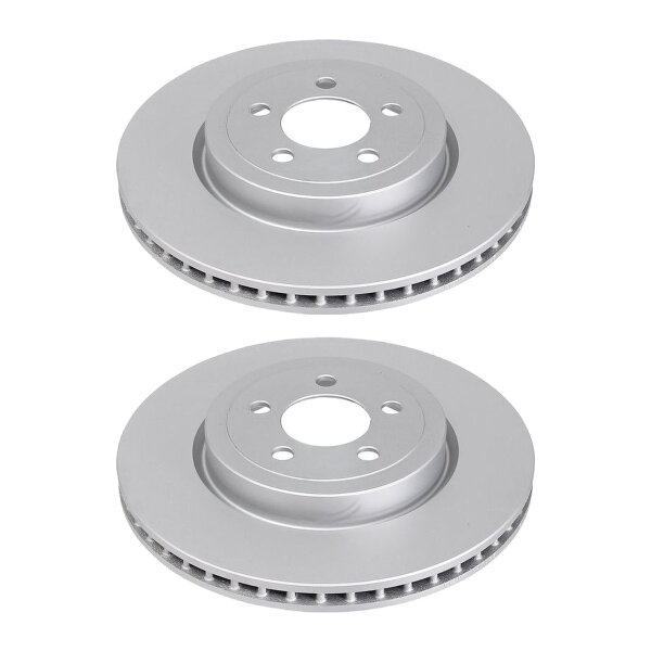 2 brake discs ventilated Ø 345 mm 28 mm A.B.S. for CHRYSLER 300C and others