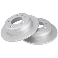 2 brake discs full Ø 262 mm 10 mm A.B.S. for KIA...