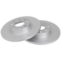 2 brake discs full Ø 257 mm 12 mm A.B.S. for FIAT...