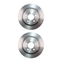 2 brake discs full Ø 288 mm 12 mm A.B.S. for VOLVO...