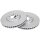 2 brake discs ventilated Ø 320 mm 30 mm A.B.S. for JAGUAR XJ and others