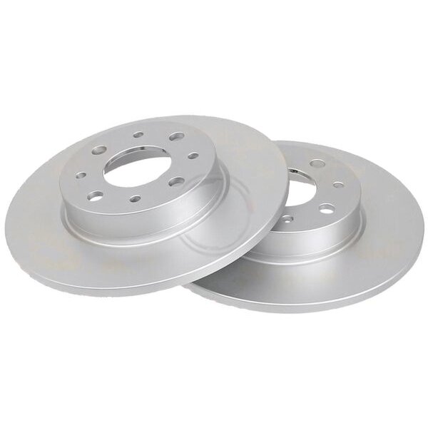 2 brake discs full Ø 251 mm 10 mm A.B.S. for e.g. ALFA ROMEO MITO