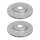 2 brake discs ventilated Ø 336 mm 28 mm A.B.S. for VOLVO V70 and others