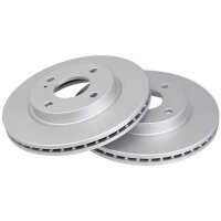 2 brake discs ventilated Ø 258 mm 23 mm A.B.S. for...