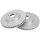 2 brake discs ventilated Ø 316 mm 30 mm A.B.S. for SUBARU LEGACY and others