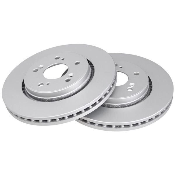 2 brake discs ventilated Ø 293 mm 28 mm A.B.S. for HONDA CR-V and others