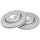 2 brake discs ventilated Ø 293 mm 28 mm A.B.S. for HONDA CR-V and others