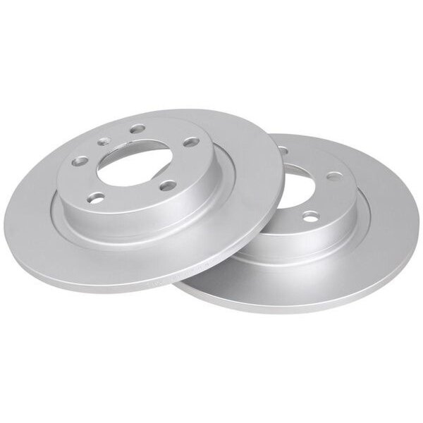 2 brake discs full Ø 264 mm 10 mm A.B.S. for OPEL CORSA and others