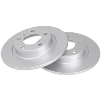2 brake discs full Ø 264 mm 10 mm A.B.S. for OPEL...