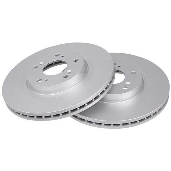 2 brake discs ventilated Ø 296 mm 25 mm A.B.S. for HONDA ACCORD and others